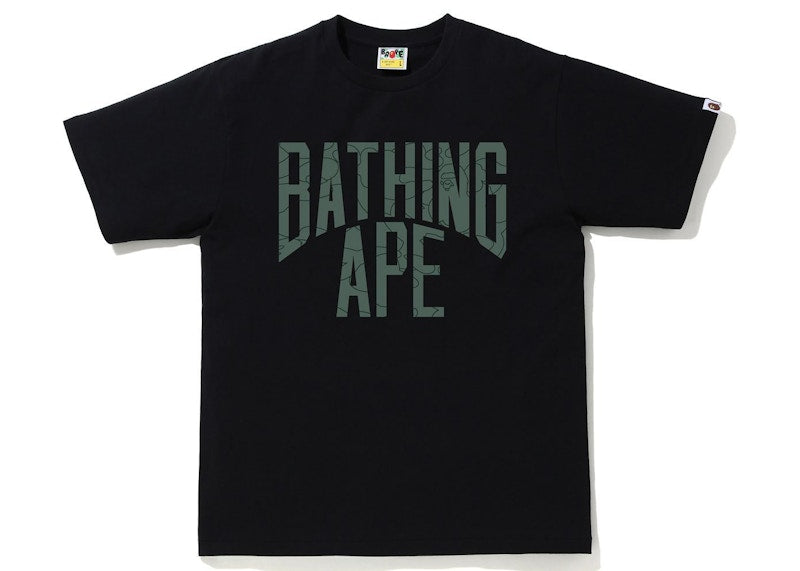 BAPE Line 1st Camo NYC Logo Tee Black/Green