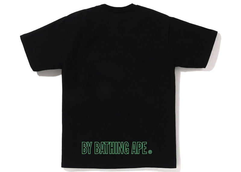 BAPE Line Ape Face Tee Black