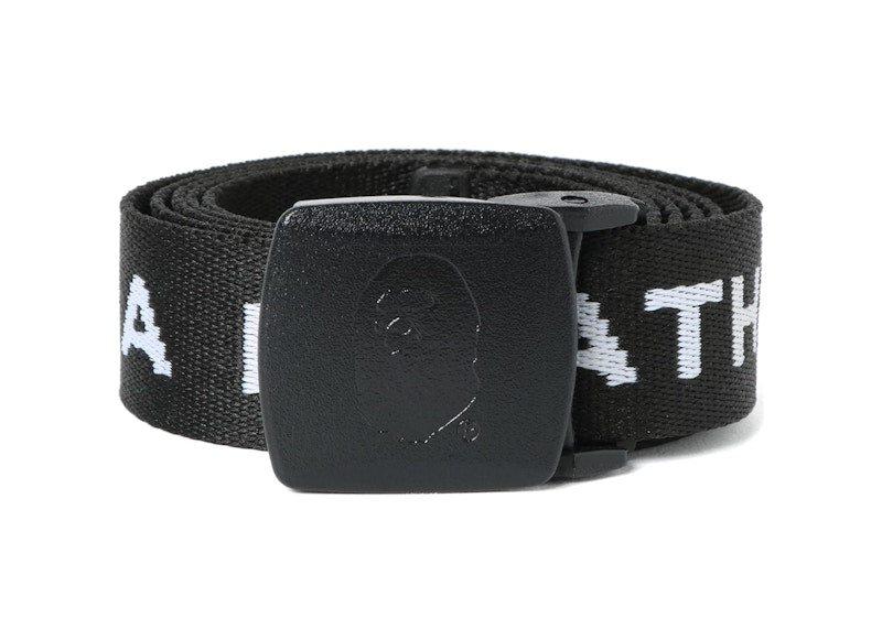 BAPE Logo GI Belt Black