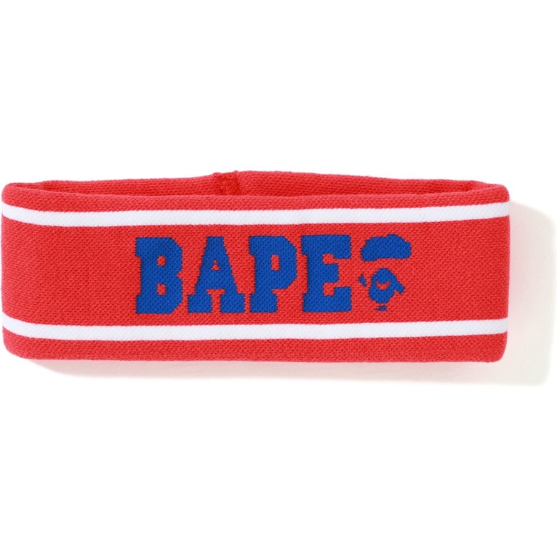 BAPE Logo Headband Red/Blue