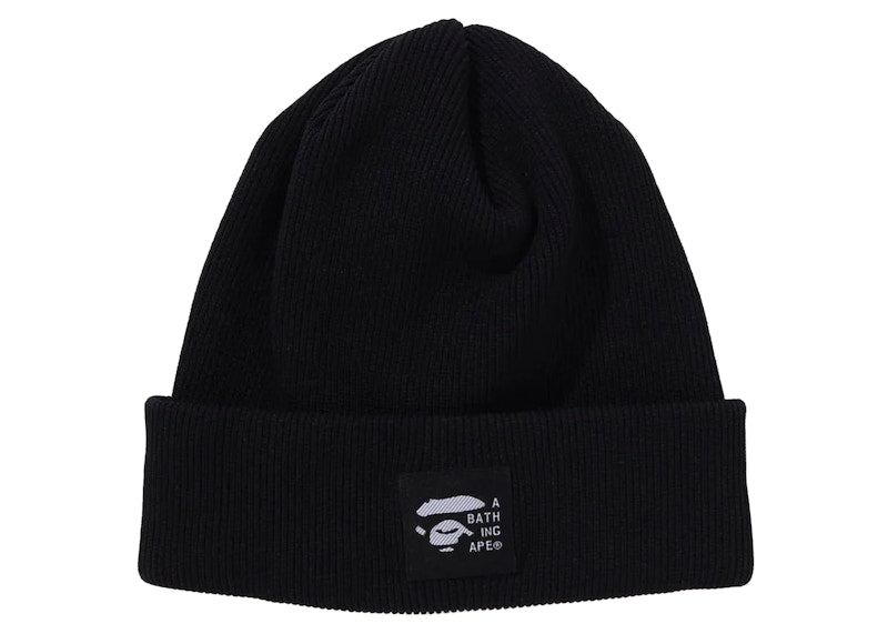 BAPE Logo Knit Cap (FW24) Black