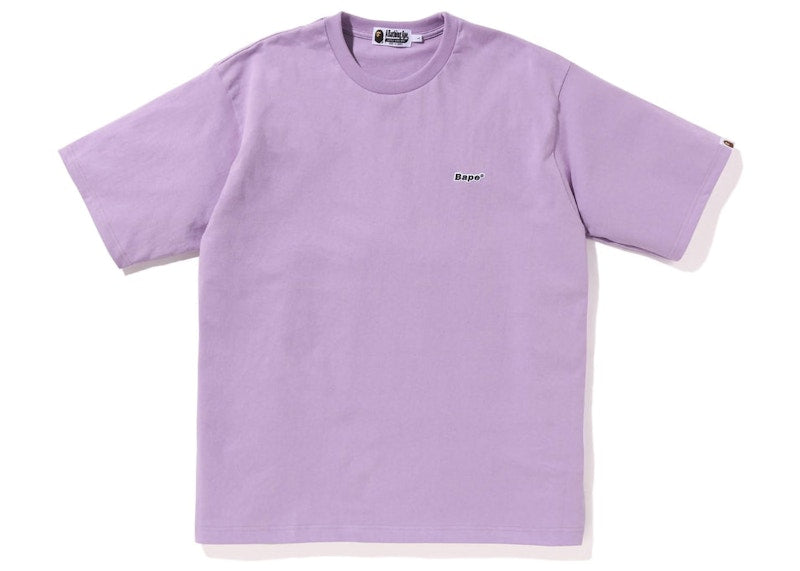 BAPE Logo One Point Relaxed Fit Tee Purple