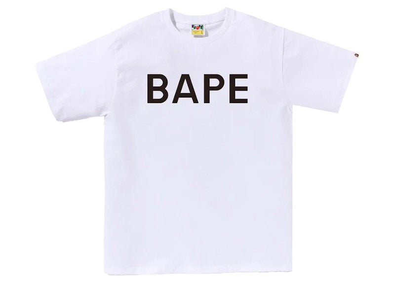 BAPE Logo Tee White