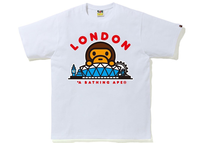 BAPE London Baby Milo Tee White