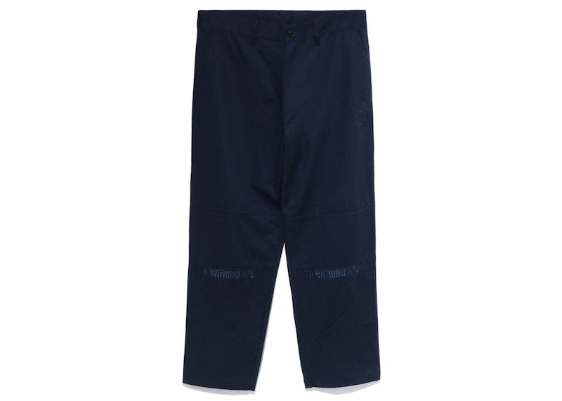 BAPE Loose Fit Chino Pants Blue