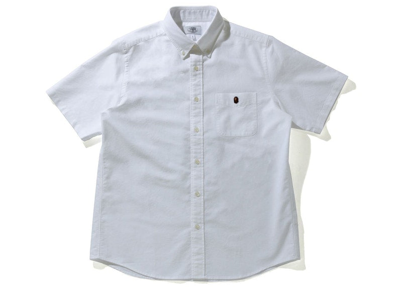BAPE Loose Fit S/S Shirt White