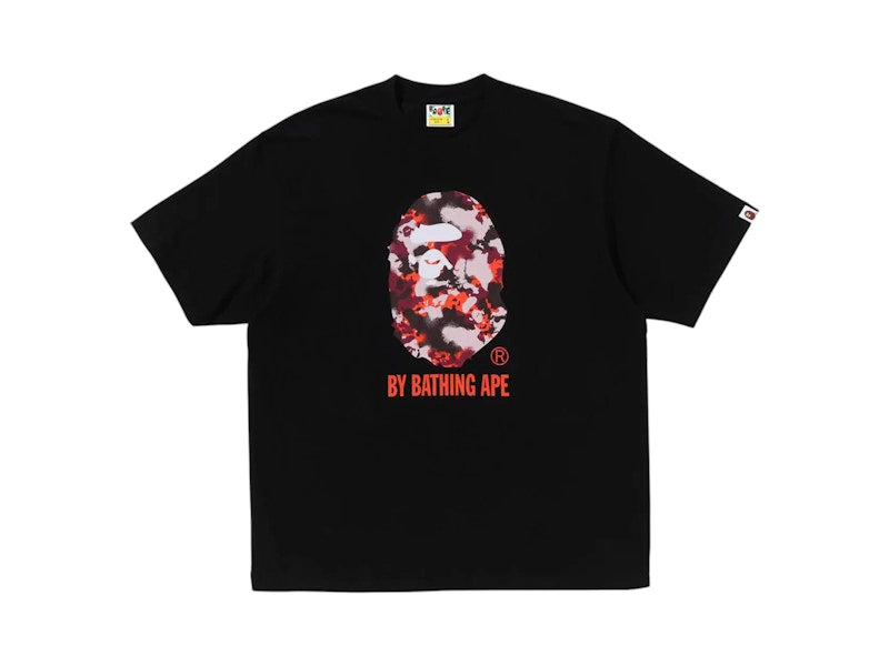 BAPE Map Camo By Bathing Ape Relaxed Fit Tee Black