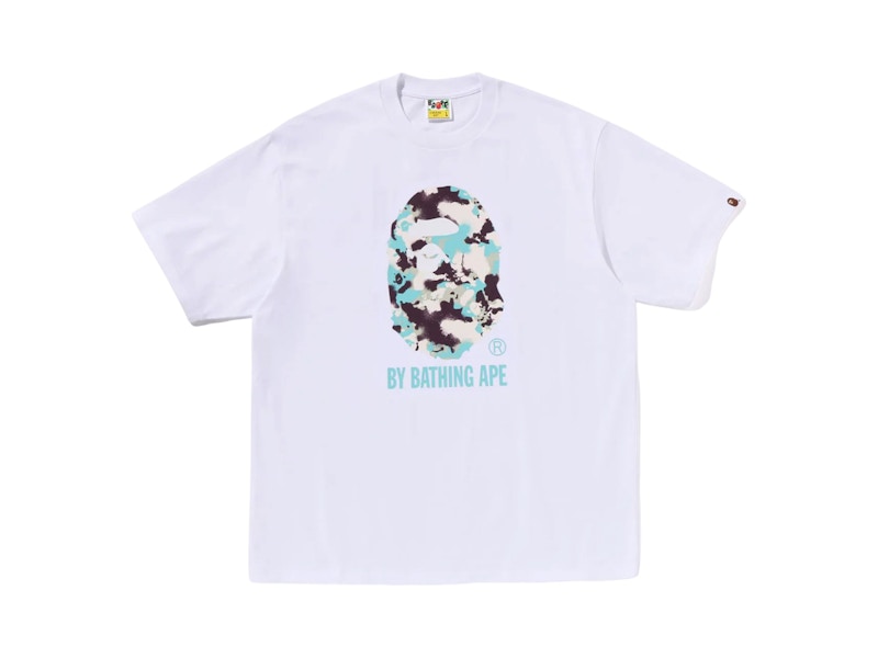 BAPE Map Camo By Bathing Ape Relaxed Fit Tee White