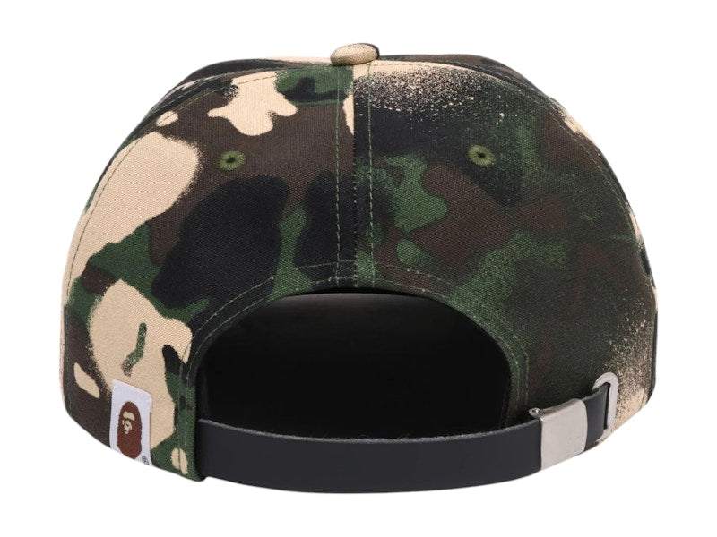 BAPE Map Camo Cap Green
