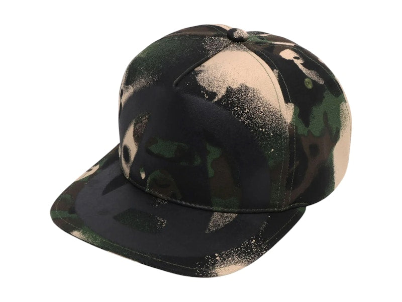 BAPE Map Camo Cap Green