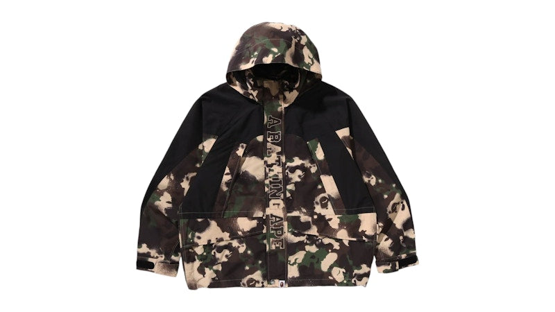 BAPE Map Camo Snowboard Jacket Jacket Green