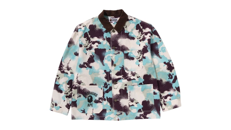 BAPE Map Camo Work Jacket Jacket Multi