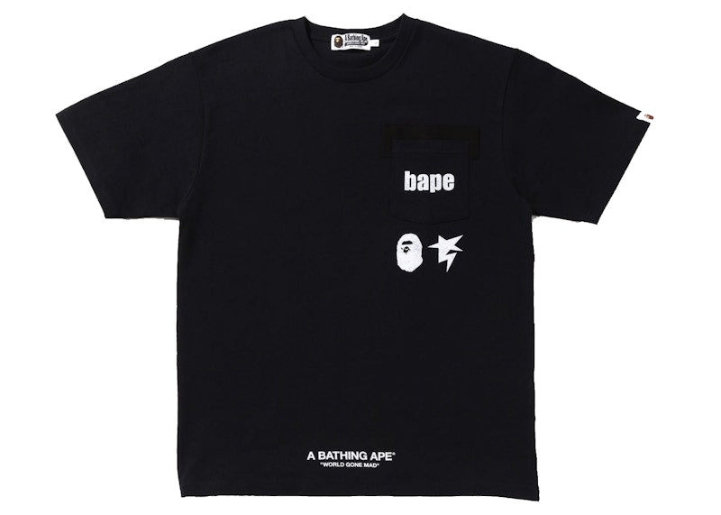 BAPE Military Heavy Weight Pocket Tee Black