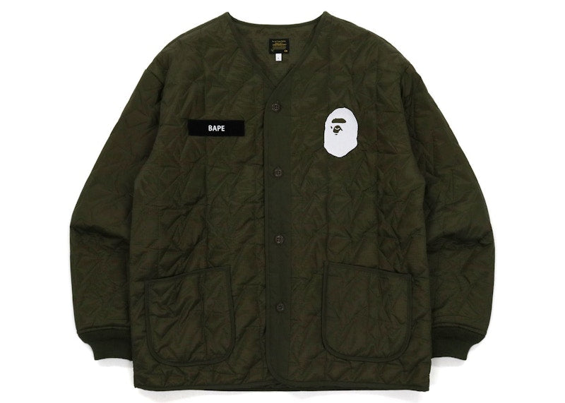 BAPE Military Patch Liner Jacket Olivedrab