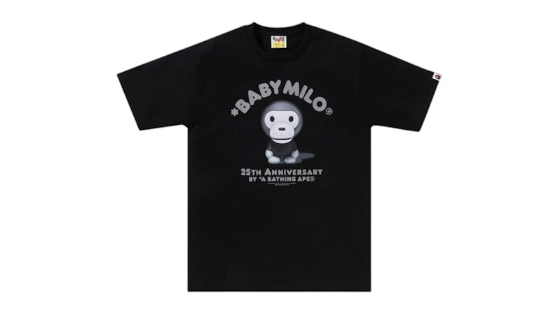 BAPE Milo 25Th Anniversary Photo Tee Black