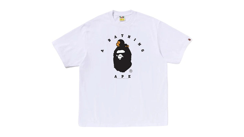 BAPE Milo College Relaxed Fit II Tee White