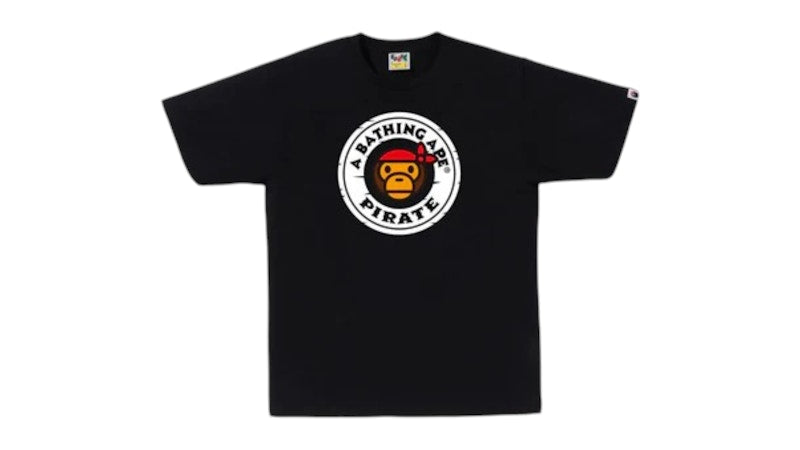 BAPE Milo Pirate Tee Black