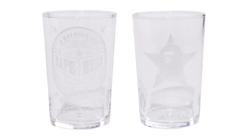 BAPE Mini Glass Set Clear