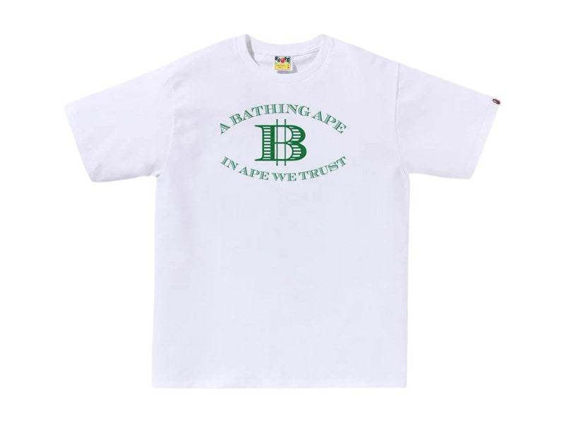BAPE Money B Logo Tee White