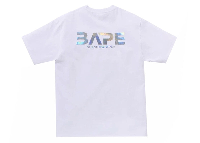 BAPE Moon Photo Ape Head Tee White