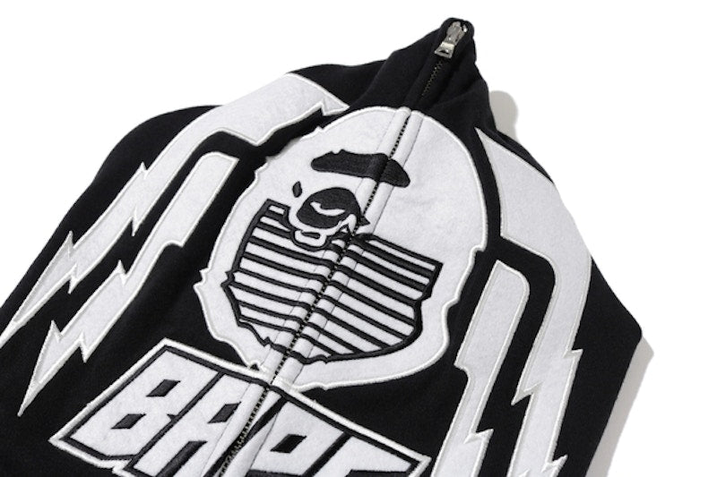 BAPE Motor Sport Full Zip Hoodie Black