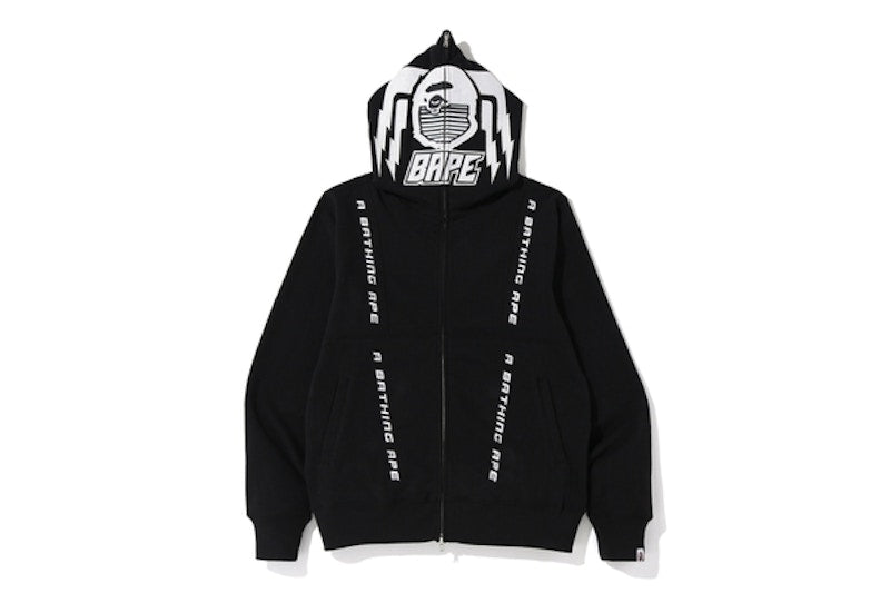 BAPE Motor Sport Full Zip Hoodie Black