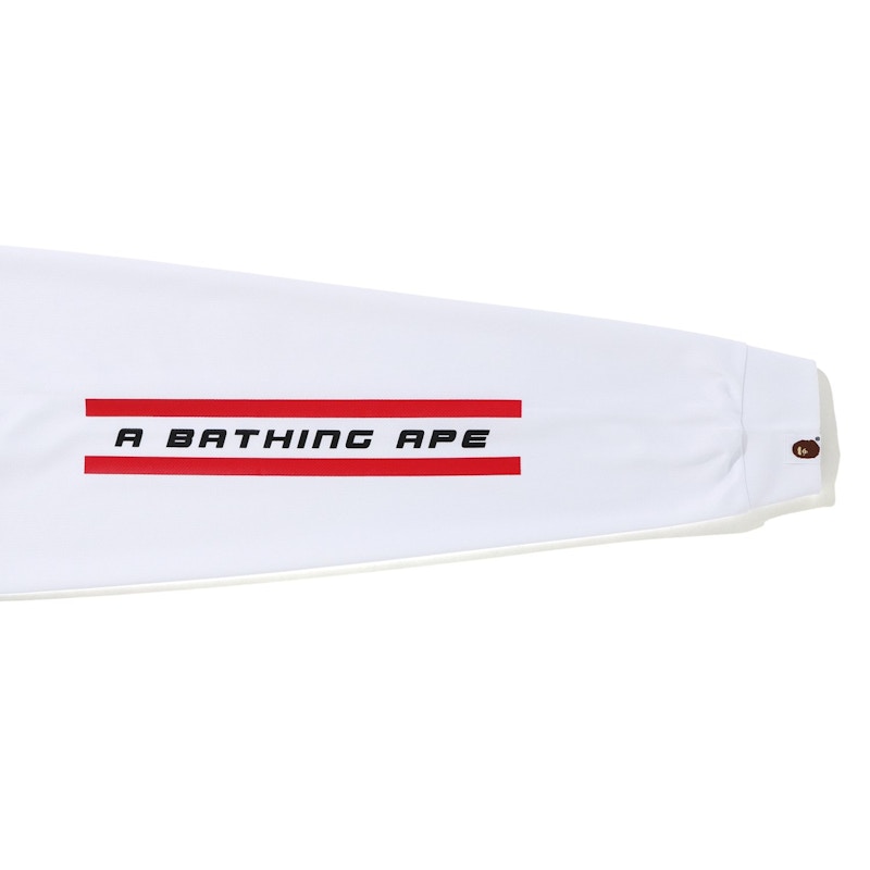 BAPE Motor Sport L/S Tee White