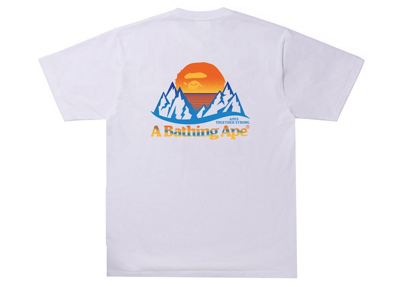 BAPE Mountain Tee White