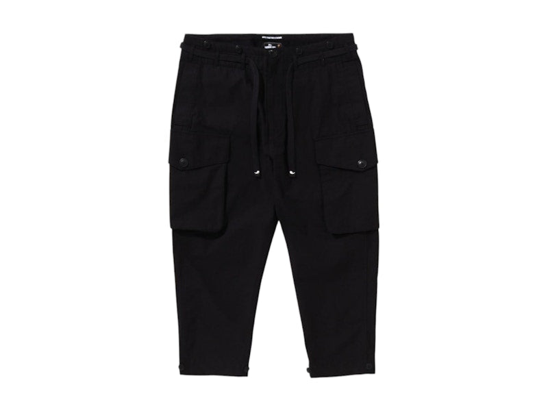 BAPE Mr Bathing Ape Cargo Pants Black