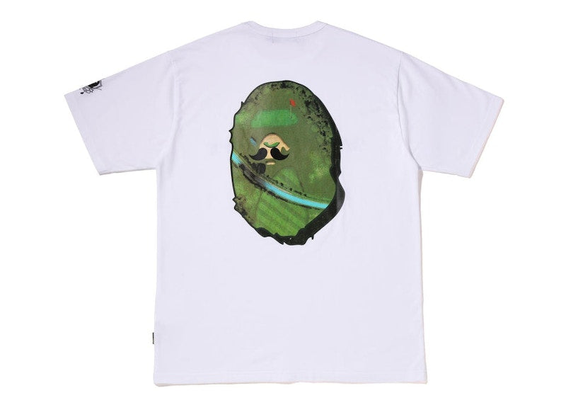 BAPE Mr. Bathing Ape Golf Wide Fit Tee White