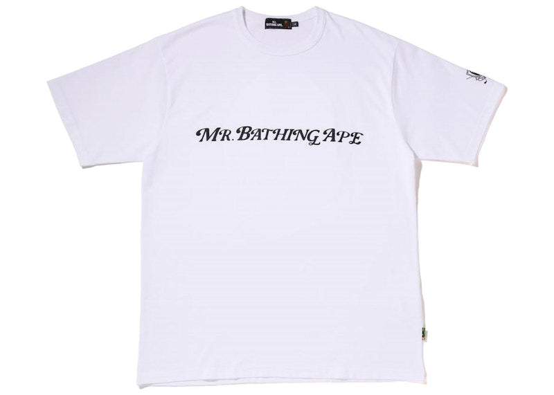 BAPE Mr. Bathing Ape Golf Wide Fit Tee White