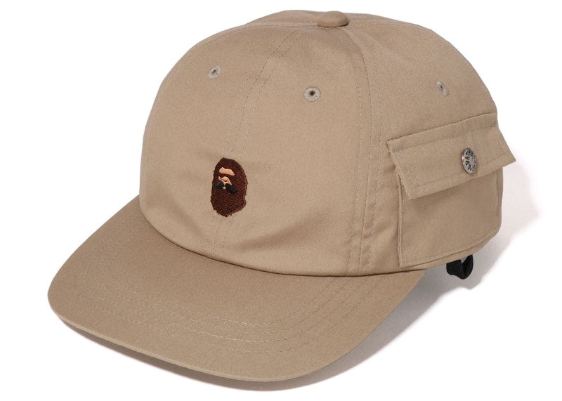 BAPE Mr Bathing Ape Pocket Cap Beige
