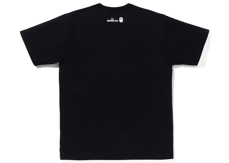 BAPE Mr Bathing Ape Wide Tee Black