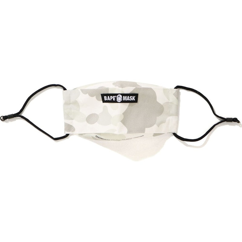 BAPE Mr Camo Mask White