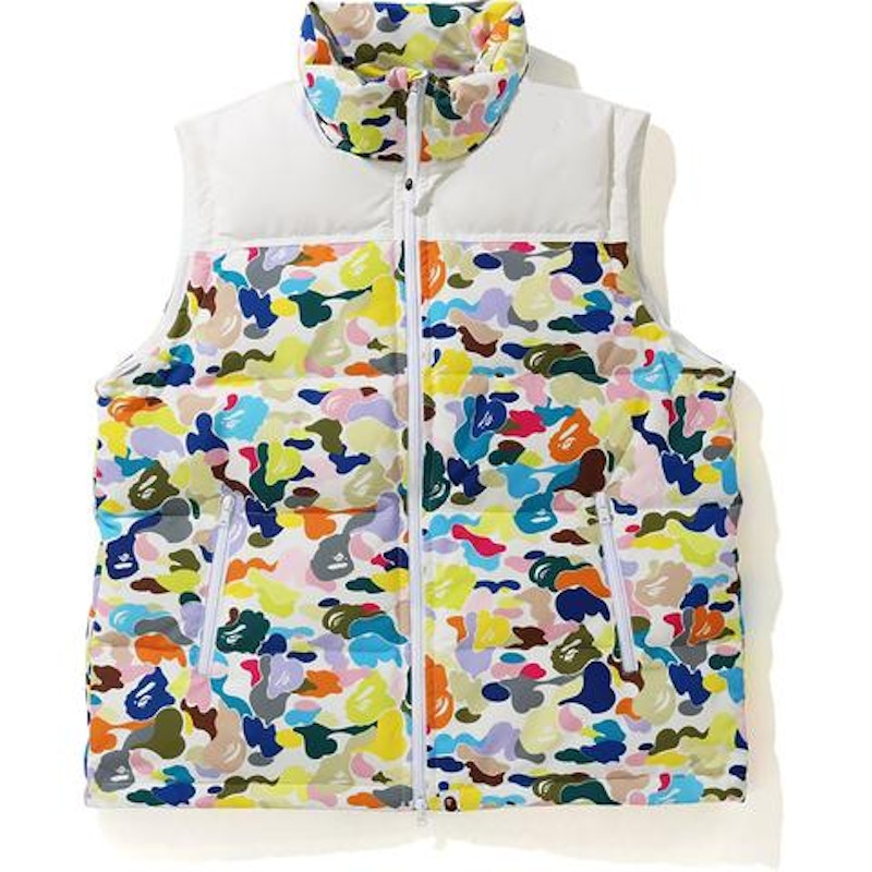BAPE Multi Camo Detachable 3Way Down Jacket White/Multi