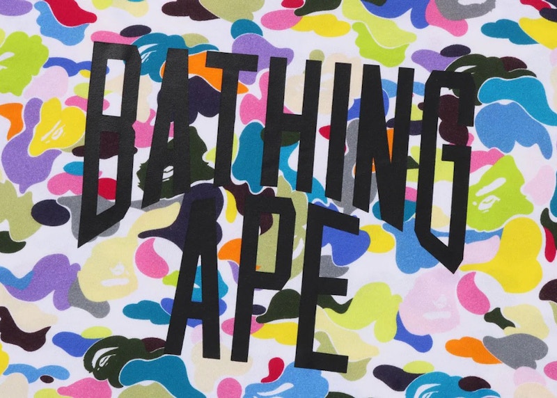 BAPE Multi Camo NYC Logo Tee Multicolor/White