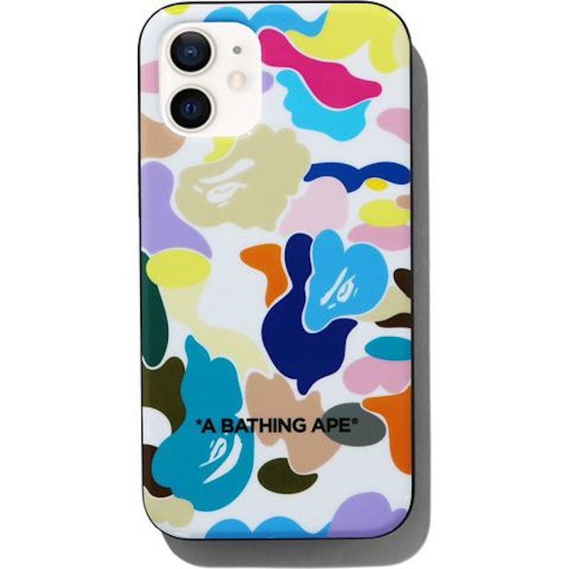 BAPE Multi Camo iPhone 12 Mini Case White