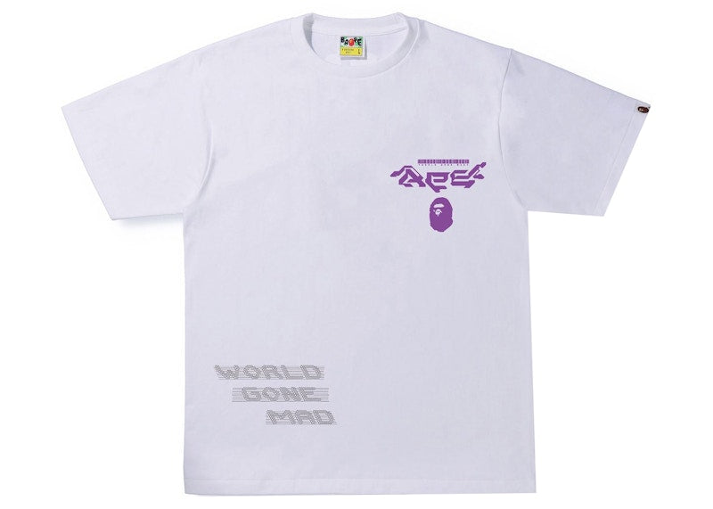BAPE Multi Logo 1 Tee White