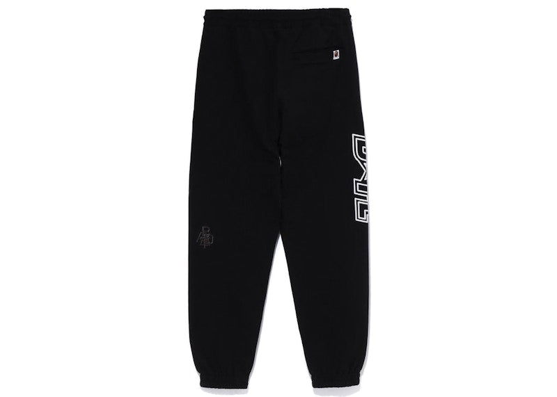 BAPE Multi Motif Sweatpants Black
