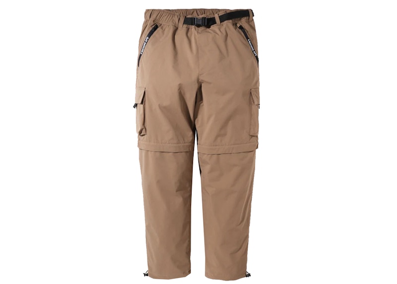 BAPE Multi Pocket Detachable Wide Fit Pants Beige