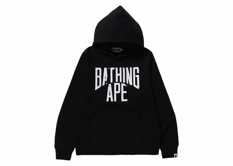 BAPE NYC Logo Pullover Hoodie Black