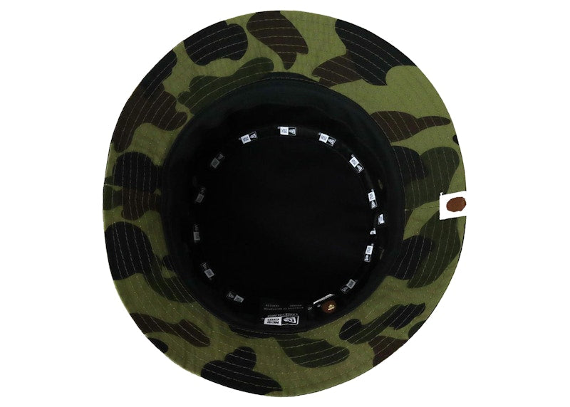 BAPE New Era 1st Camo Bucket Hat Green
