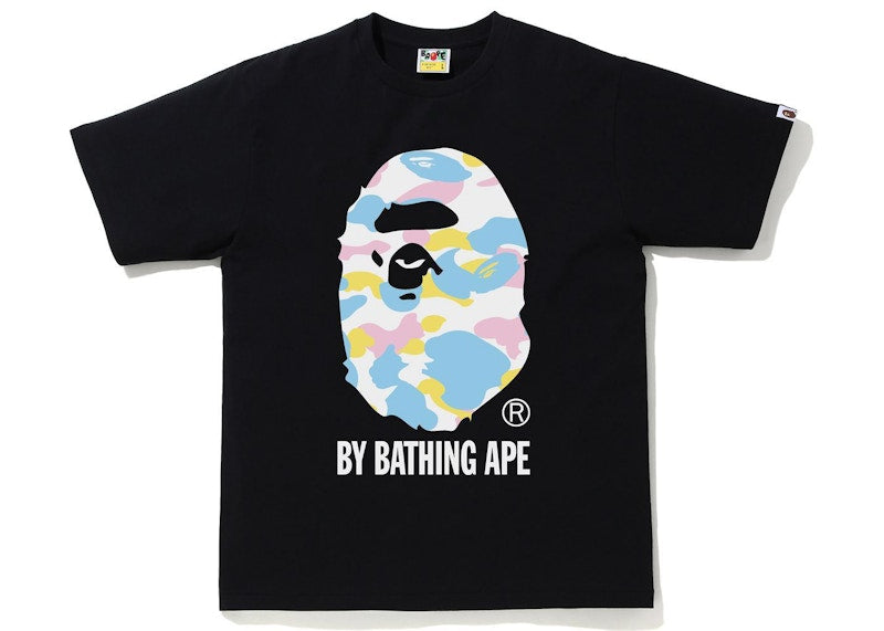 BAPE New Multi Camo By Bathing Ape Tee Black