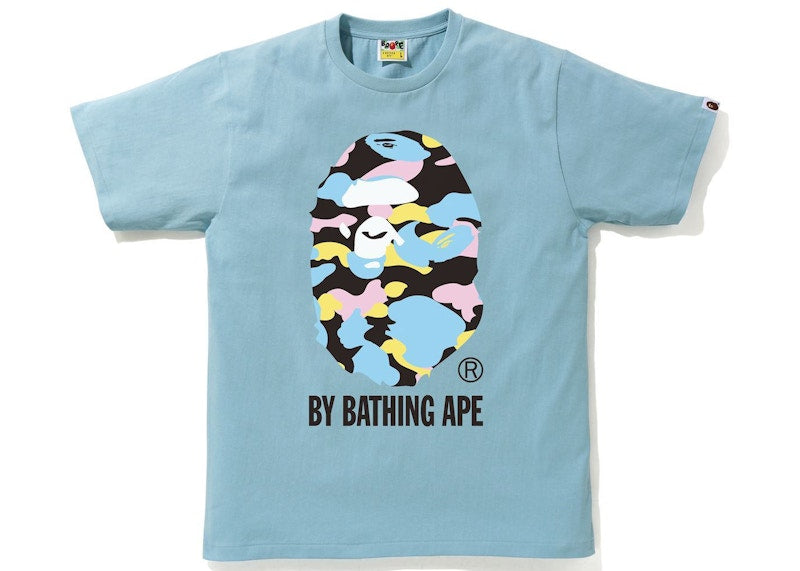 BAPE New Multi Camo By Bathing Ape Tee Blue