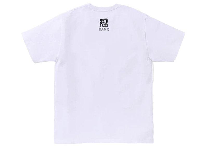 BAPE Ninja College Tee White