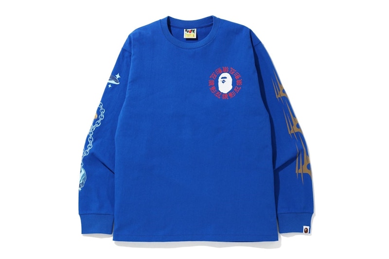 BAPE Ninja L/S Tee Blue