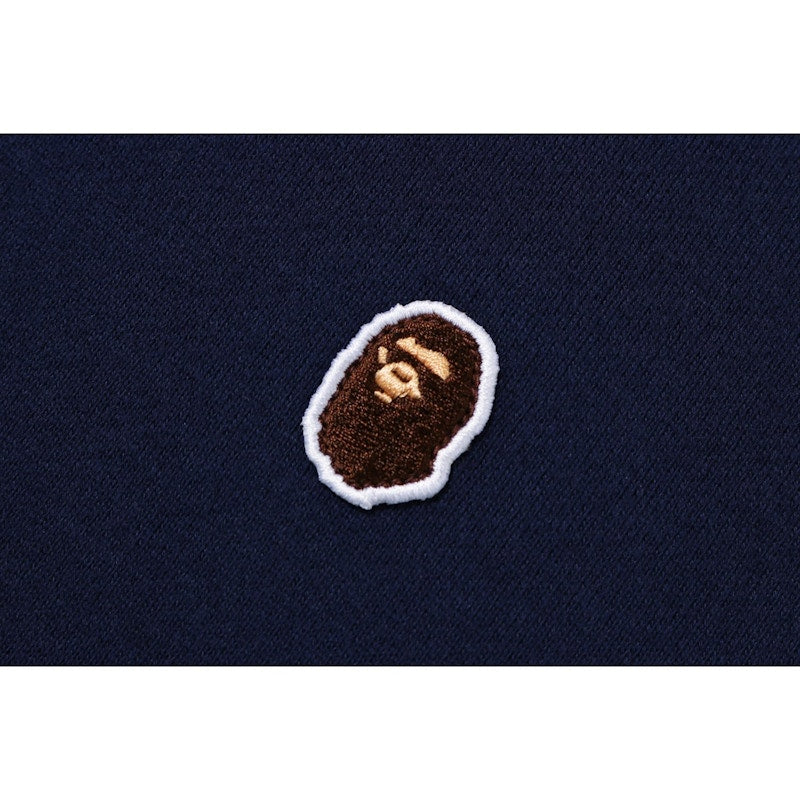 BAPE One Point Crewneck Navy
