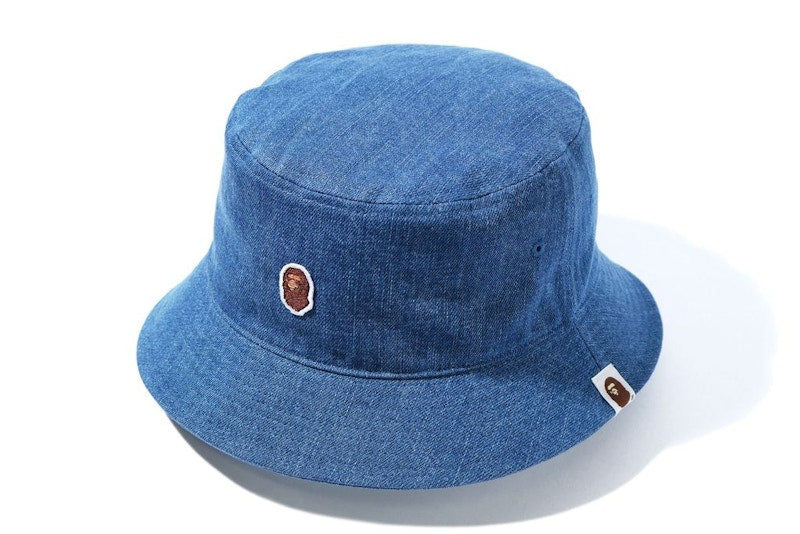 BAPE One Point Denim Bucket Blue