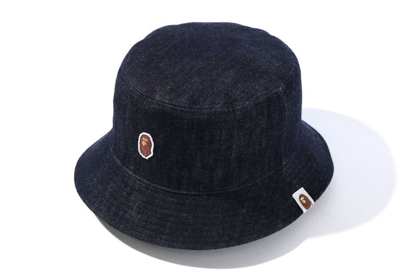 BAPE One Point Denim Bucket Navy