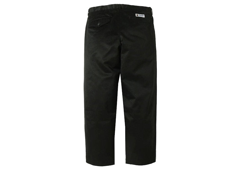 BAPE One Point Loose Fit Chino Pants Black